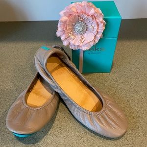 Tieks by Gavrieli Leather Ballet Flats in Taupe 7